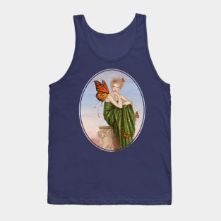 Sunrise Monarch Butterfly Fairy Tank Top